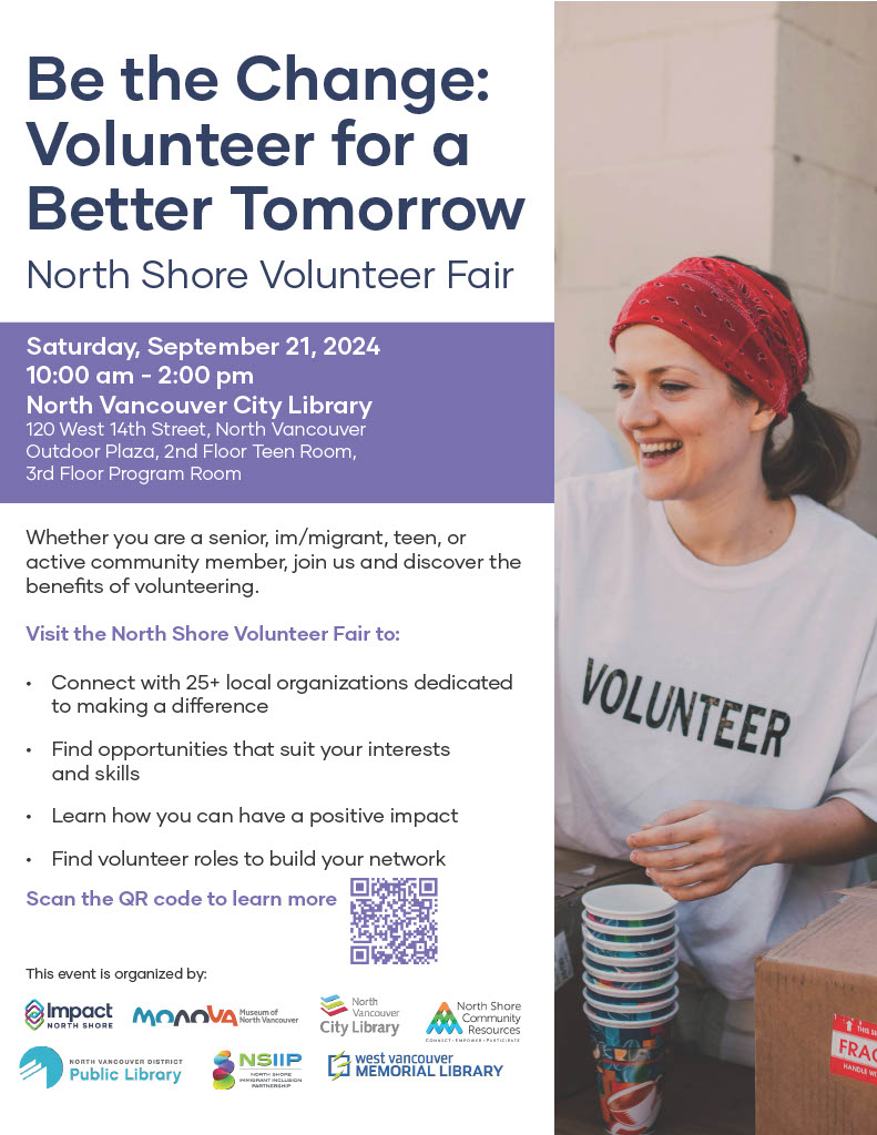 North Shore Volunteer Fair Poster_English